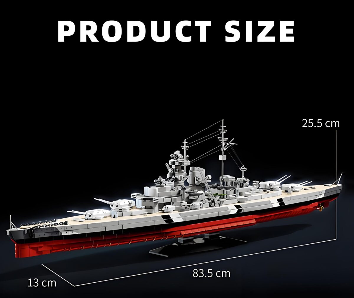 98005 The Bismarck Class Battleship  2686PCS - Image 2
