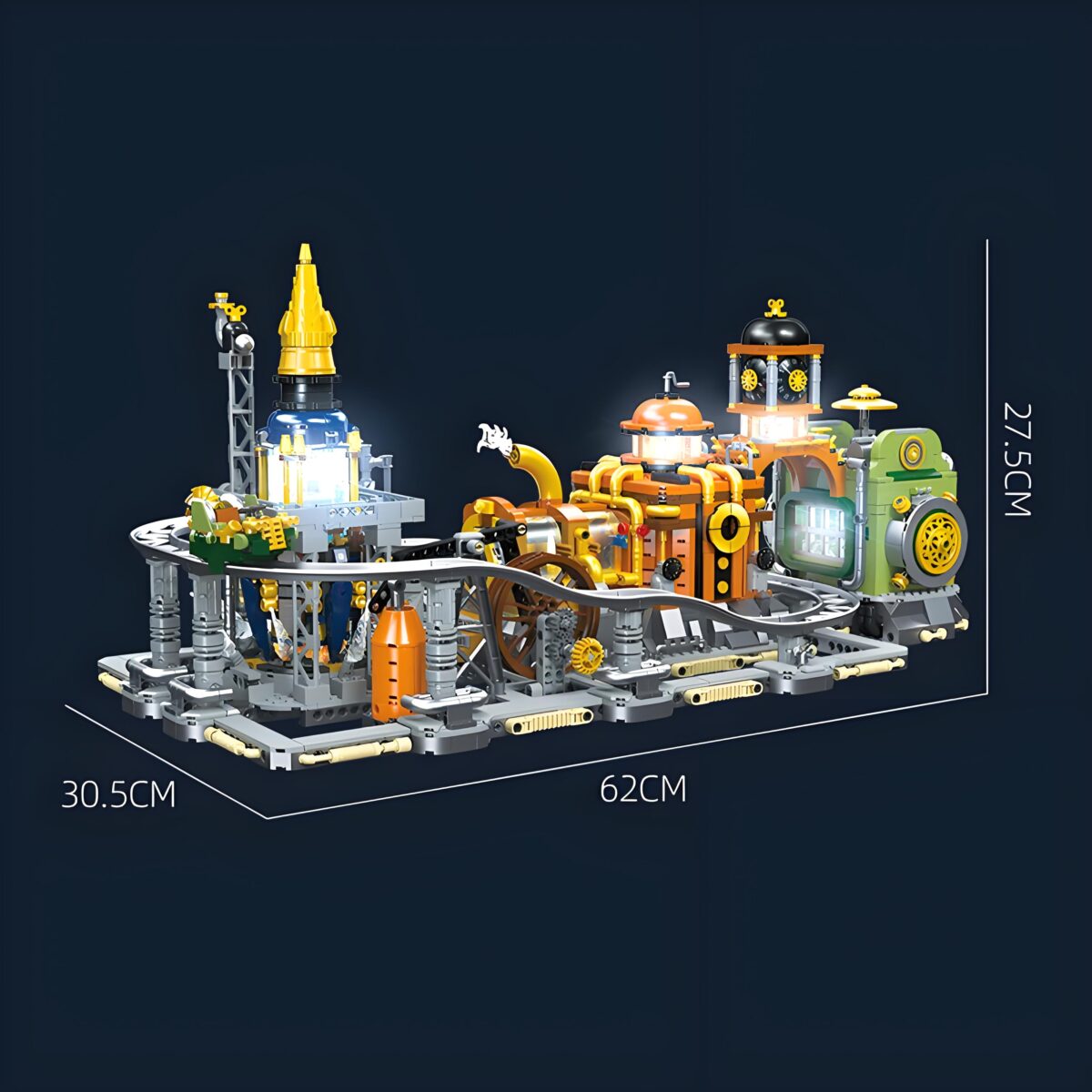 JJ9114 The Steampunk:Moon Base  2842PCS - Image 5