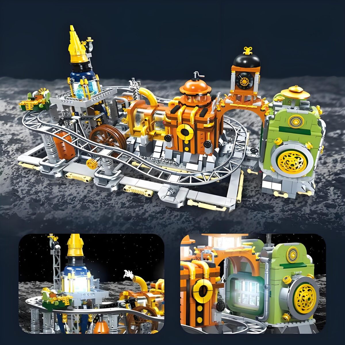 JJ9114 The Steampunk:Moon Base  2842PCS - Image 3