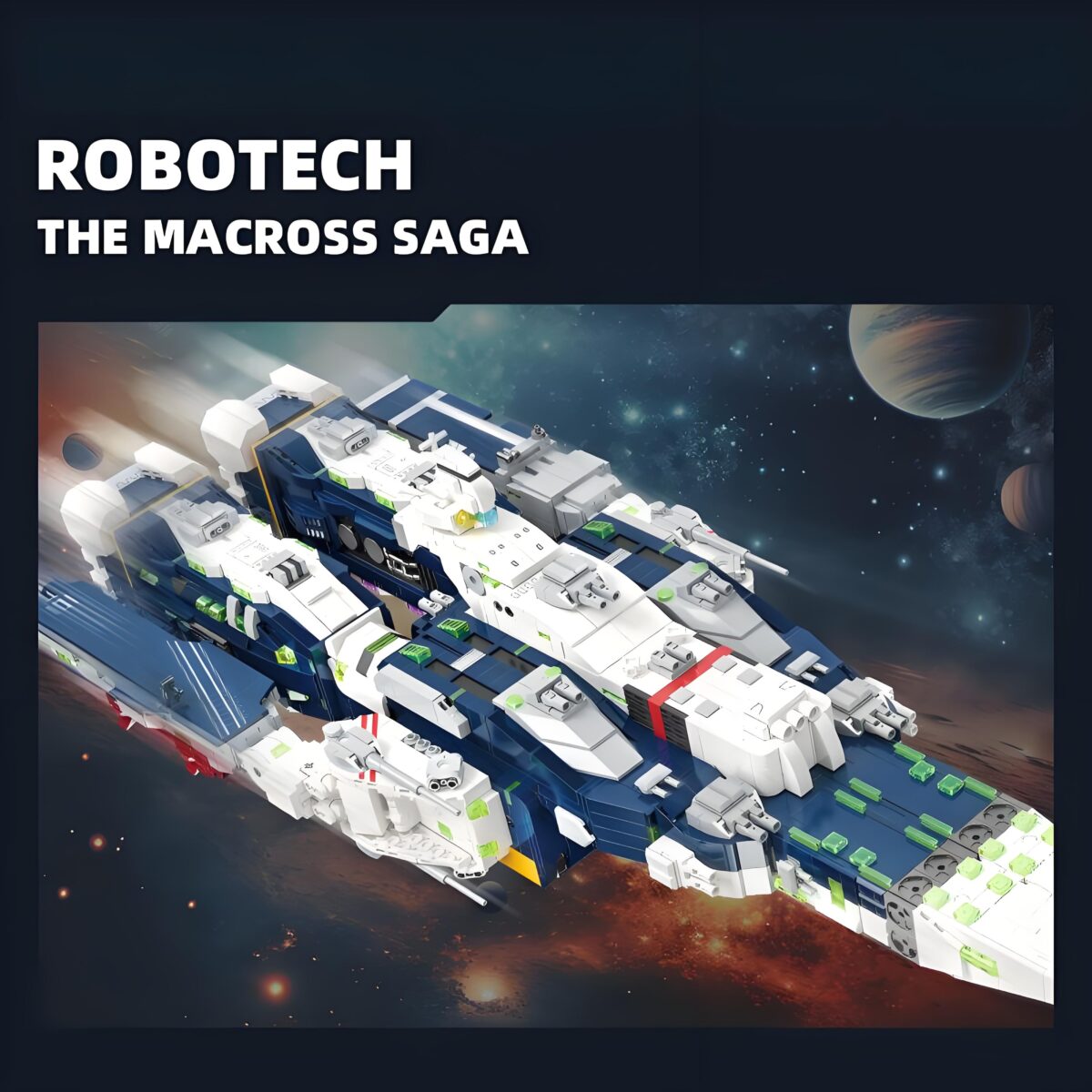 J58144 The SDF-1 Macross  4682PCS - Image 3