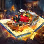 JJ9059 The Harry Potter Wizard World Monment Express Train  889PCS - Image 2