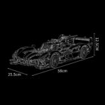 88029 1:8 The SC65 Super Racing Car  2980PCS - Image 7