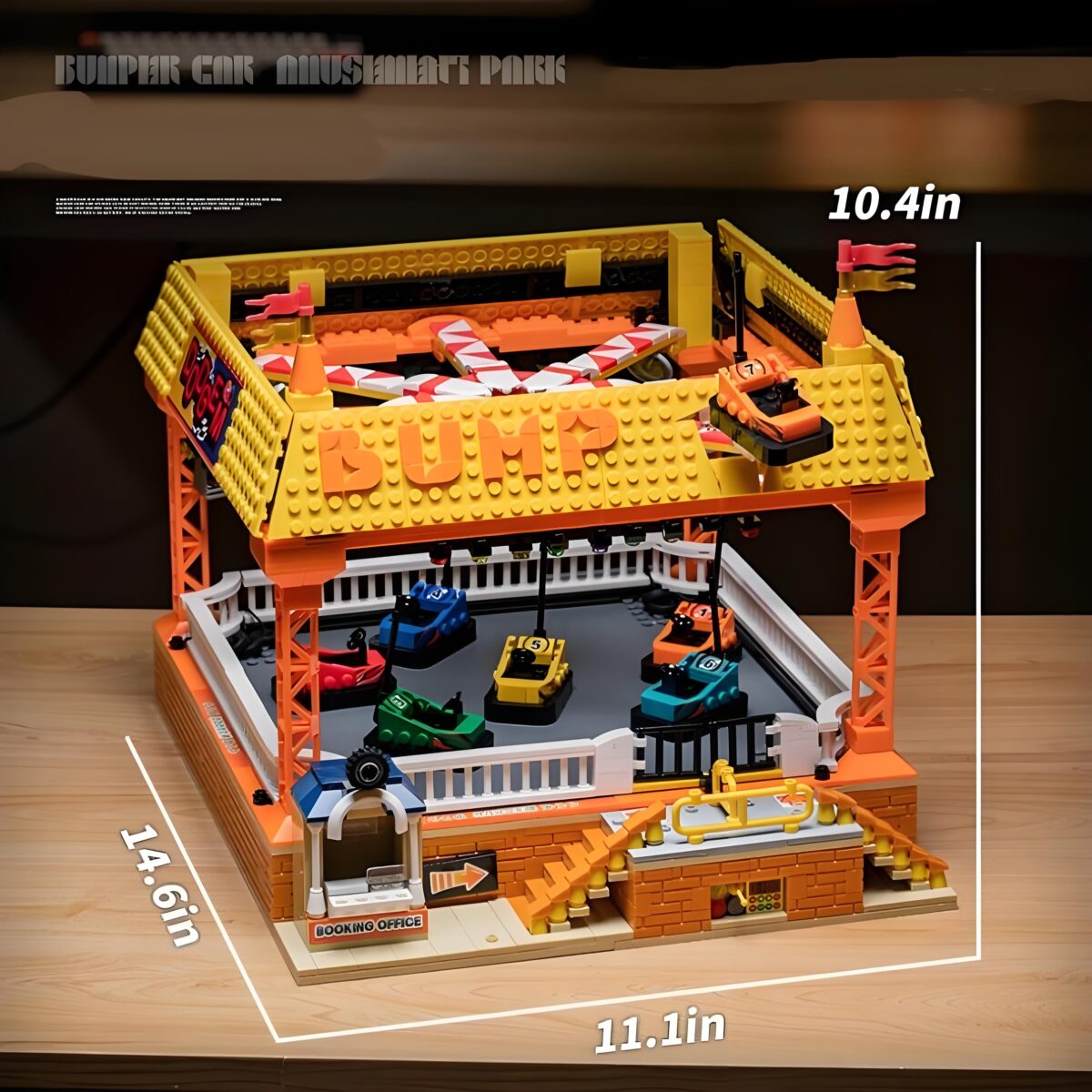JD037 The Amusement Park Bumper Car  1099PCS - Image 5