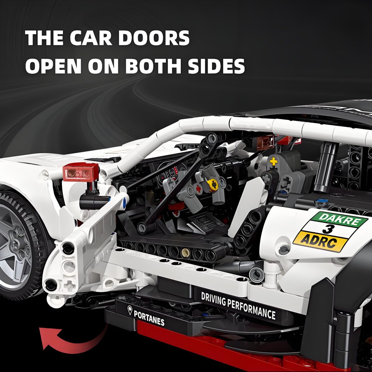 58010  1:10 The Mercedes-Benz AMG C63 DTM  2489PCS - Image 3