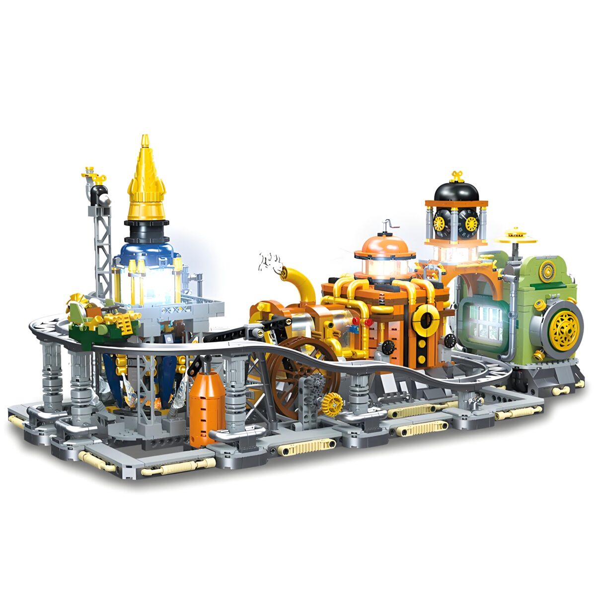 JJ9114 The Steampunk:Moon Base  2842PCS - Image 1