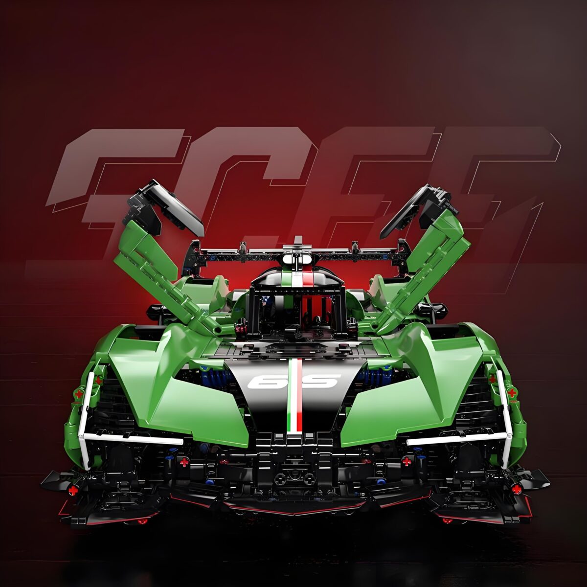 88029 1:8 The SC65 Super Racing Car  2980PCS - Image 2