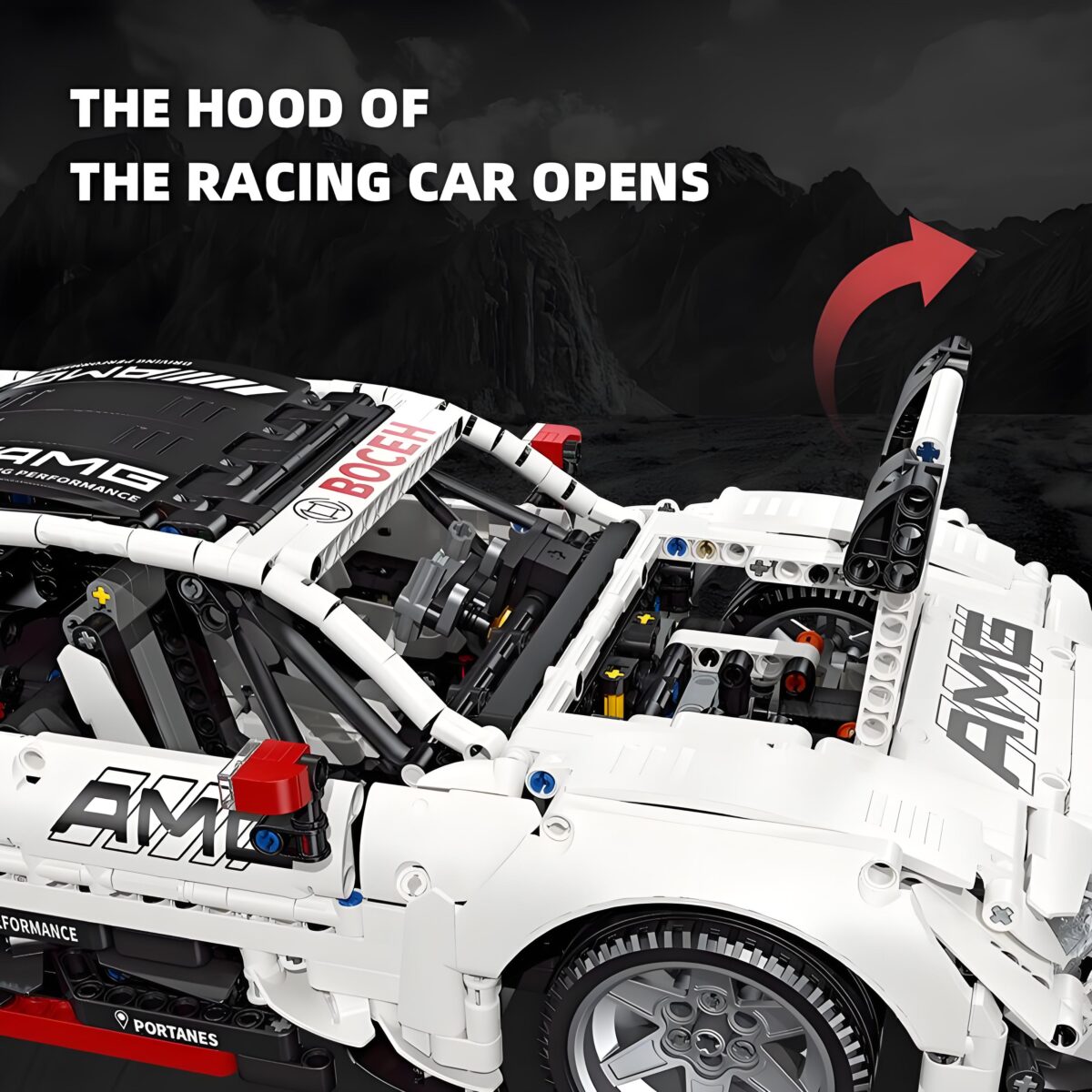 58010  1:10 The Mercedes-Benz AMG C63 DTM  2489PCS - Image 4