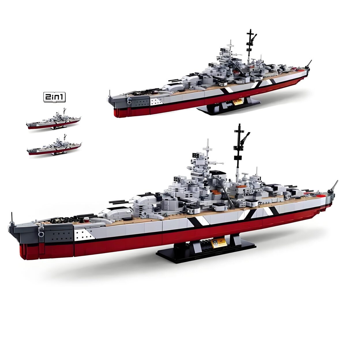 SLUBAN The M38-B1102 KMS Bismarck  1849PCS - Image 1