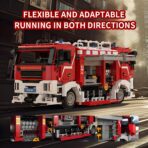 66061 The BI-Directional. Driving Fire Rescue Vehicle  2712PCS - Image 3