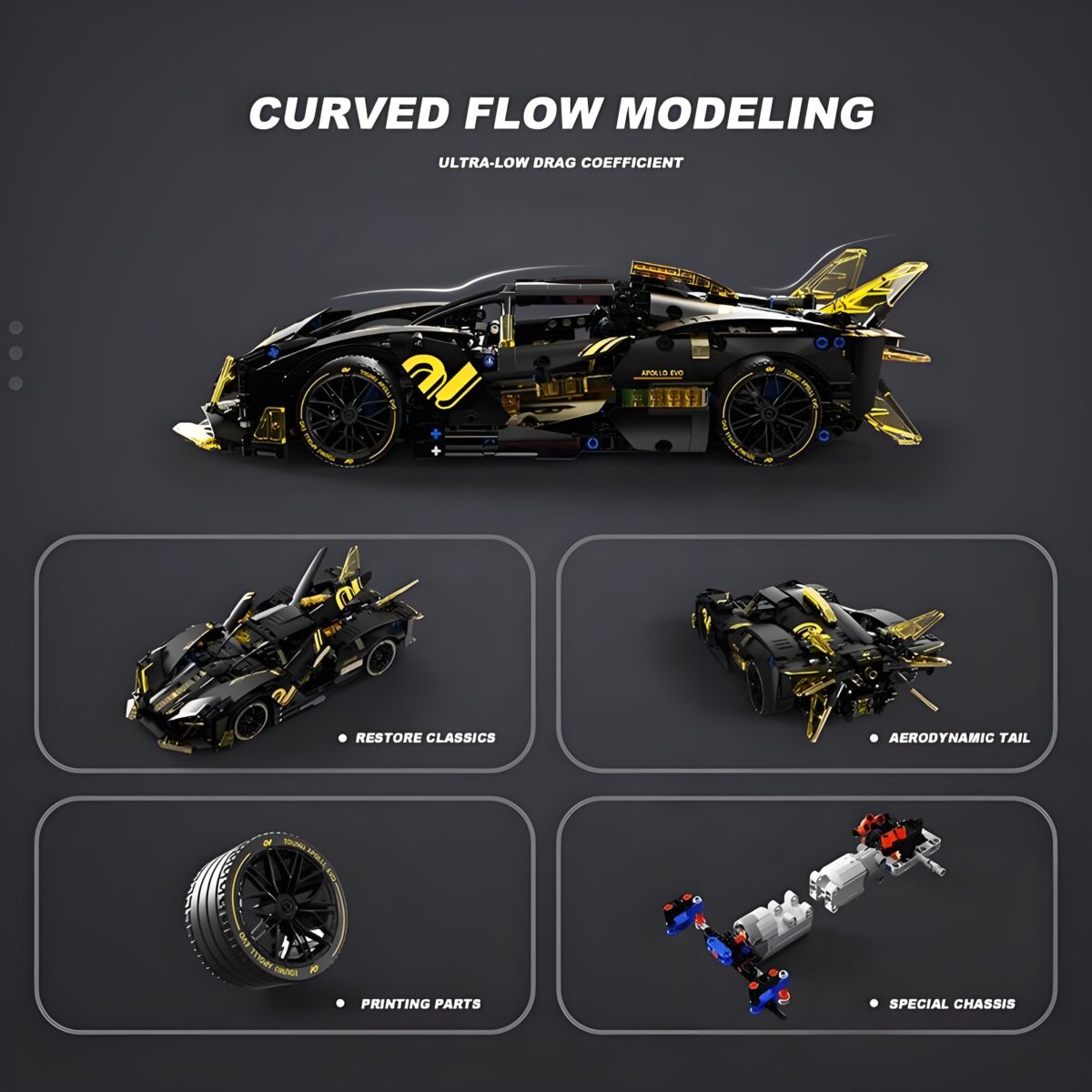 T1006  1:14  The EVO Supercar  1165PCS - Image 5