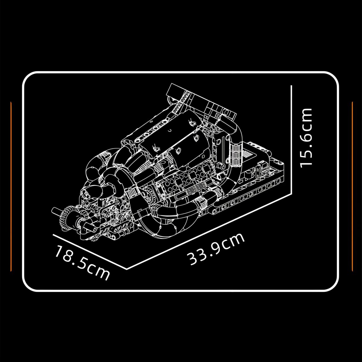 MK10188 The Formula Racing Engine  980PCS - Image 5