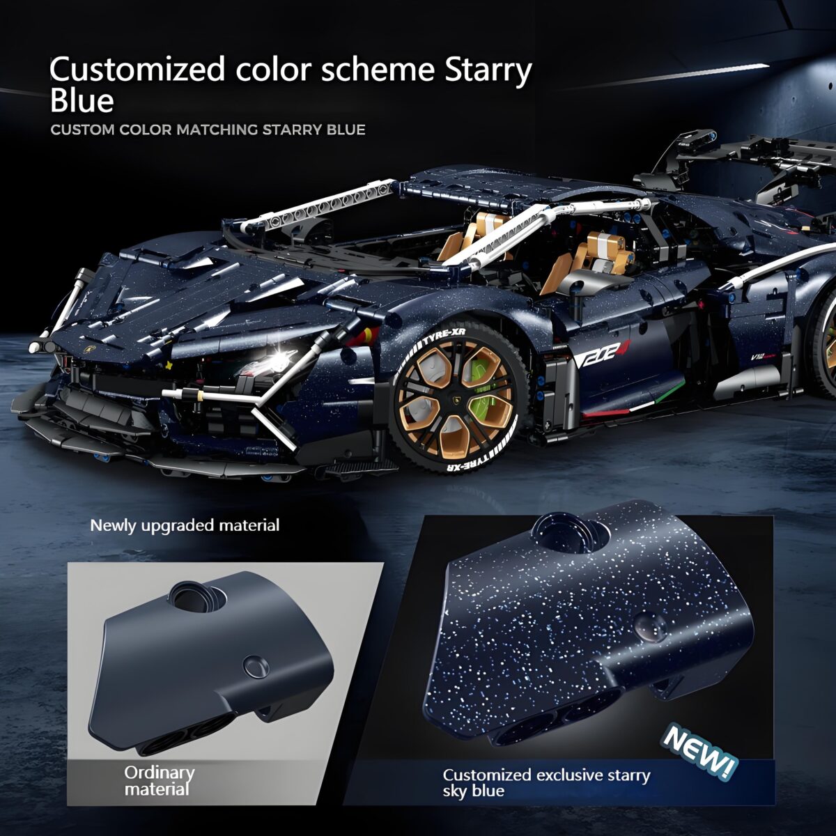 10624 1:8 The Lamborghini Aventador   4106PCS - Image 6