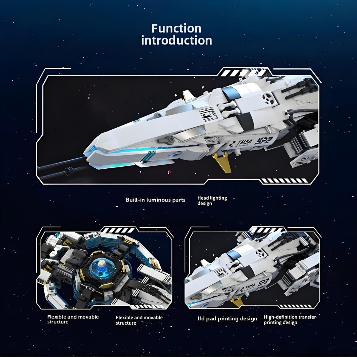 T5016 The Space Explanation: Galaxy Comet  1000PCS - Image 4