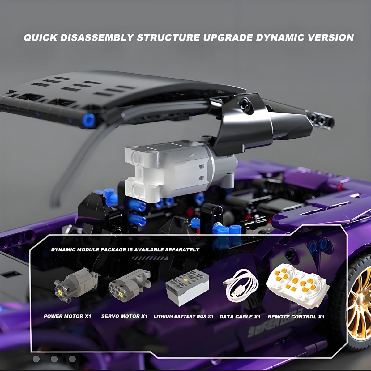 T1002 1:14  The Purple McLaren 720S  1273PCS - Image 4