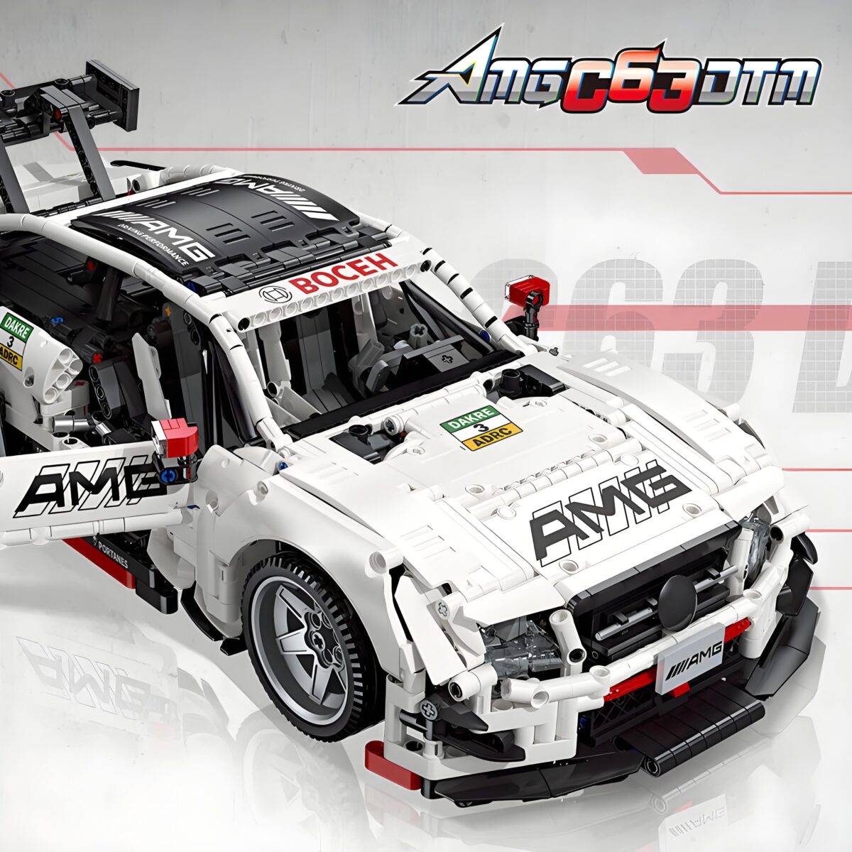 58010  1:10 The Mercedes-Benz AMG C63 DTM  2489PCS - Image 2