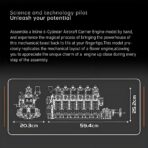 MK10209 The Inline 6-cylinder aircraft carrier engine  3222PCS - Image 5