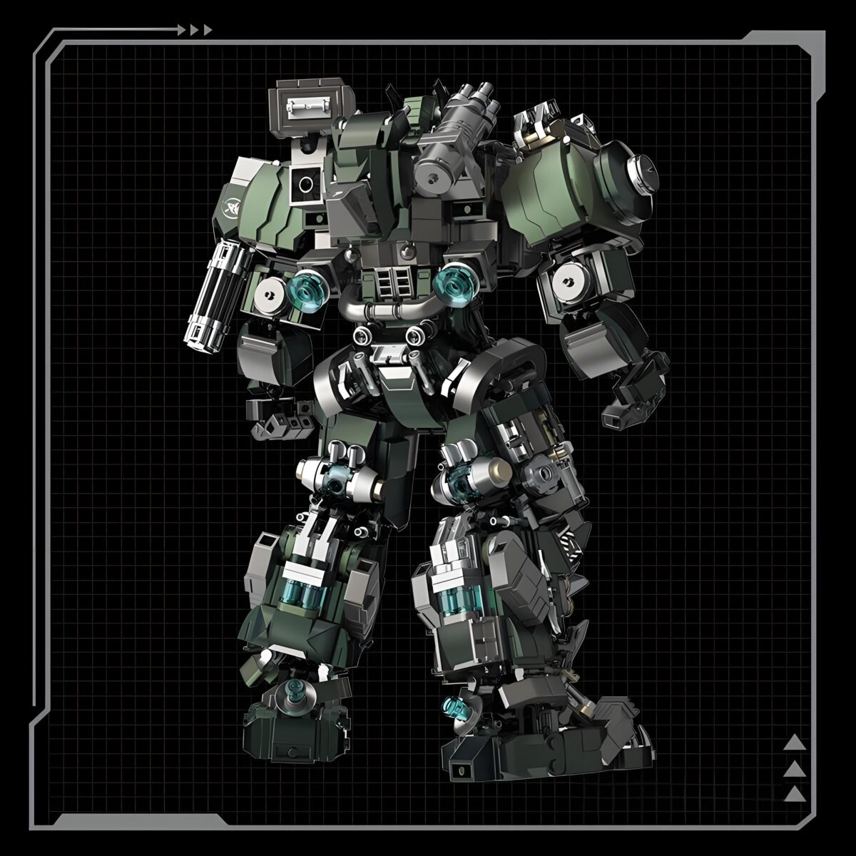 212223 The Semi-mechanical Mecha  1403PCS - Image 2