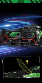 88029 1:8 The SC65 Super Racing Car  2980PCS - Image 5