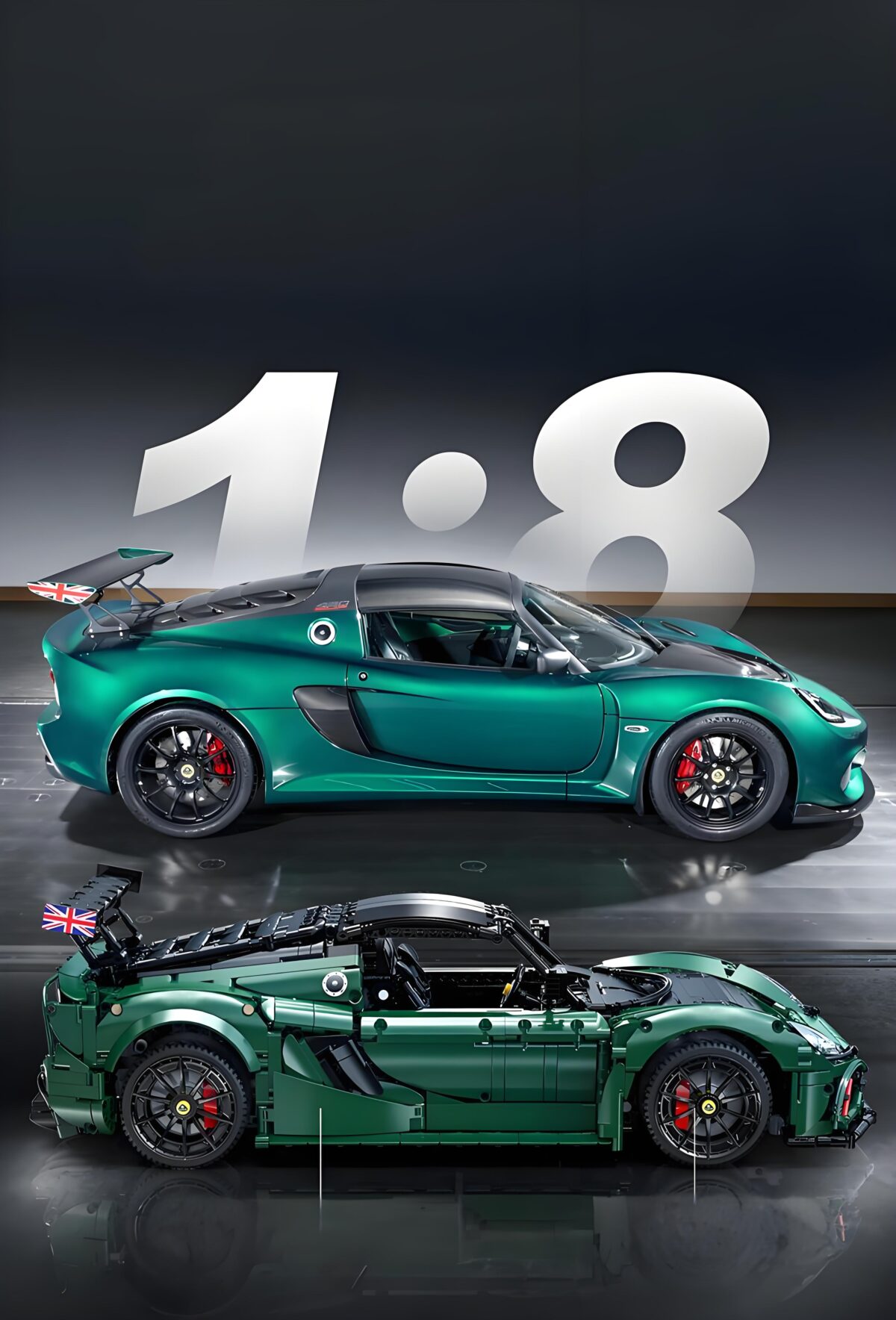 61511 1:8 The Lotus Exige Cup 430 sports car  3730PCS - Image 2