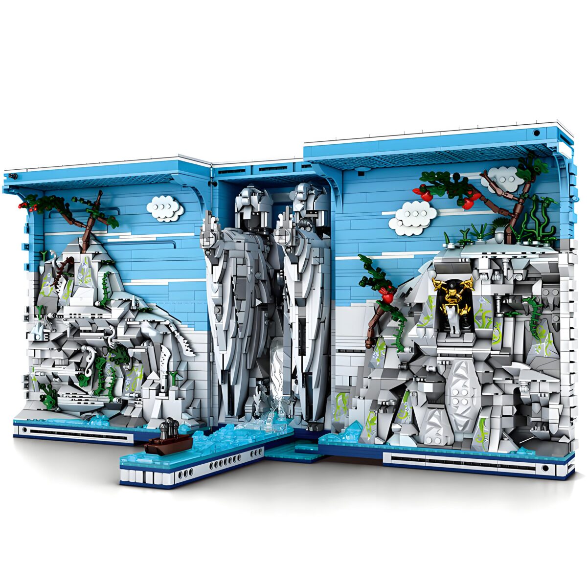 66039 The Book Of The Kings Fantasy Bookcase  3307PCS - Image 1