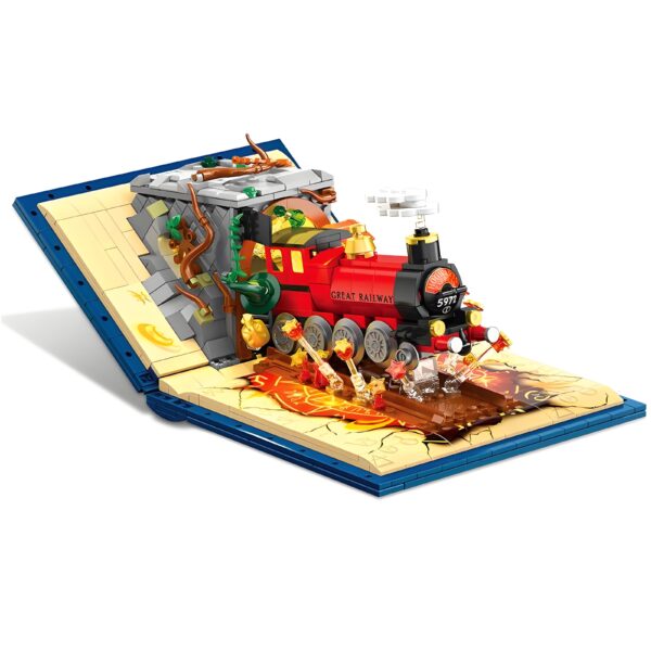 JJ9059 The Harry Potter Wizard World Monment Express Train  889PCS
