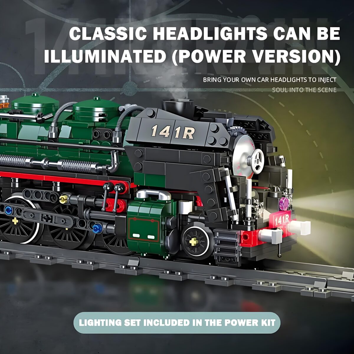 59098 The French 141R steam locomotive  1782PCS - Image 2