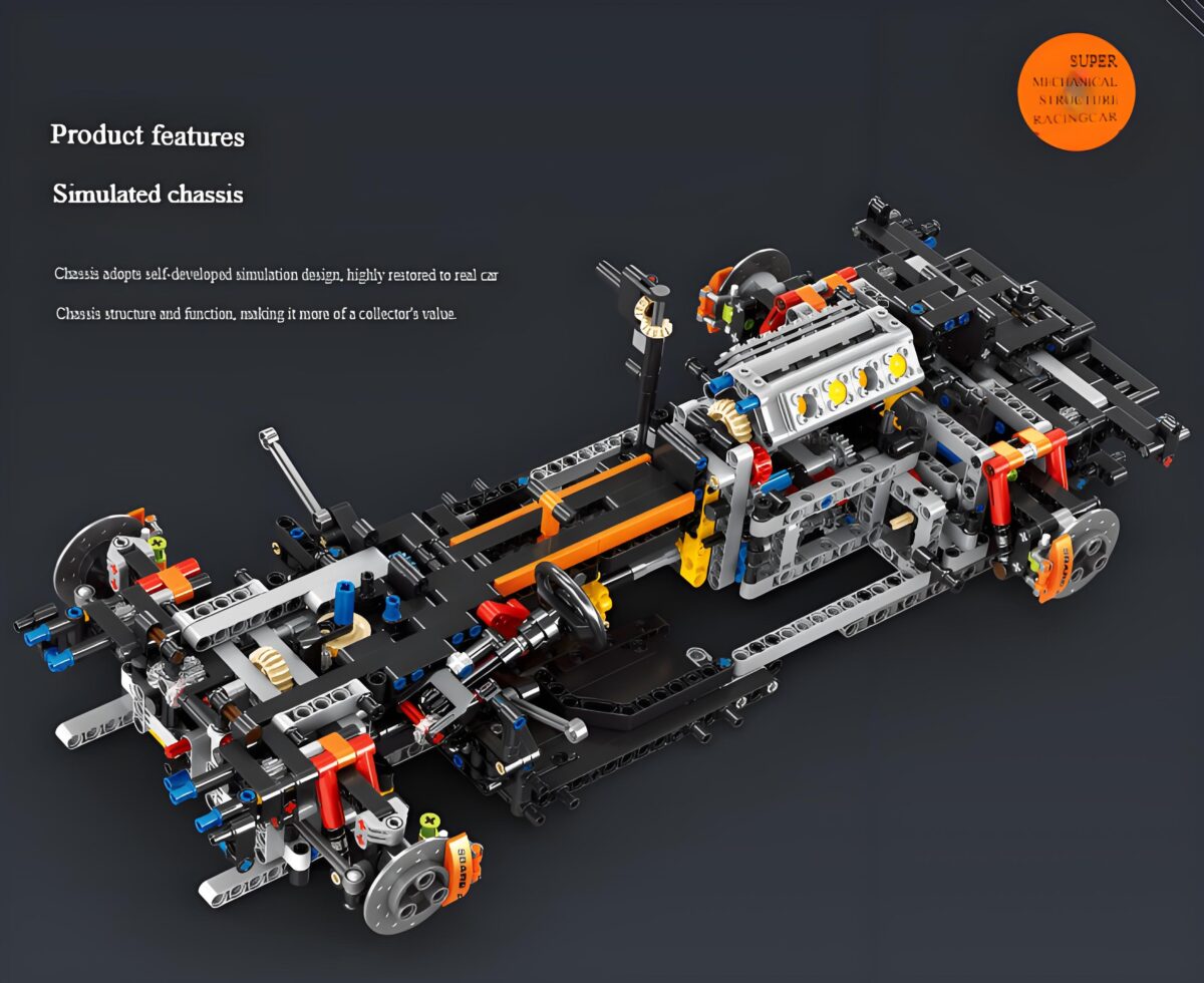 Y18001 1:8 The SABRE P1 supercar  3862PCS - Image 3