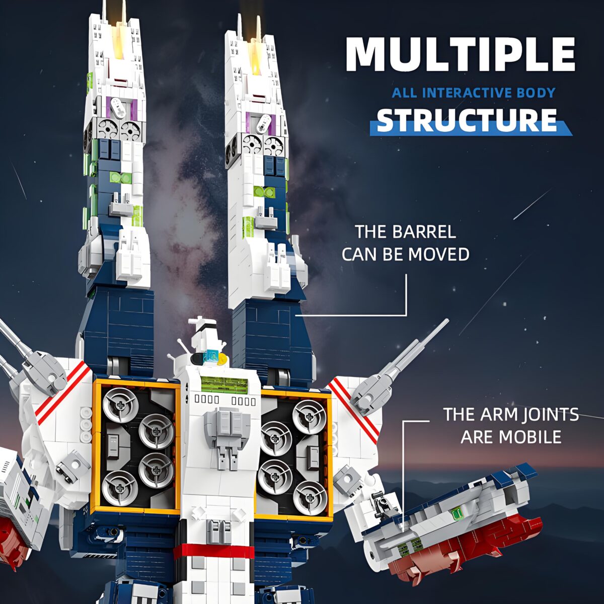 J58144 The SDF-1 Macross  4682PCS - Image 4