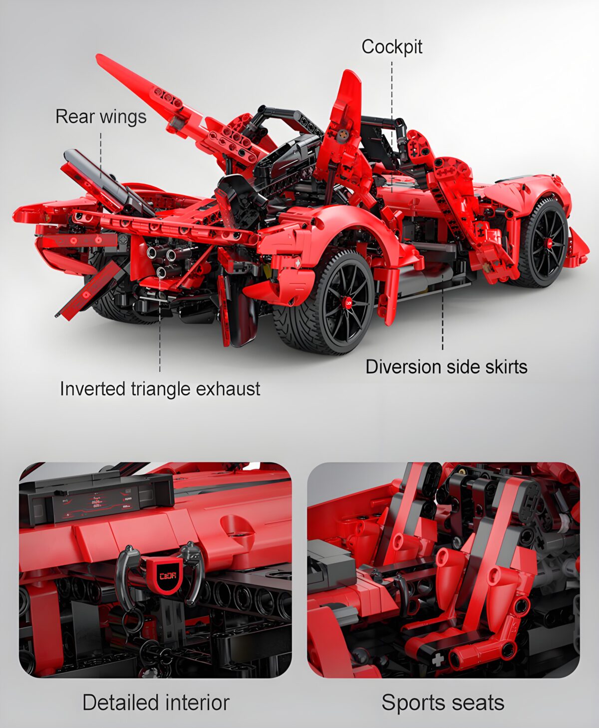 C63005 The APE SuperCar  1823PCS - Image 3
