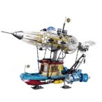 958015 The Steam City Punk Mechanical Airship   1256PCS