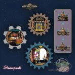 958013 The Steampunk Bar  1557PCS - Image 3