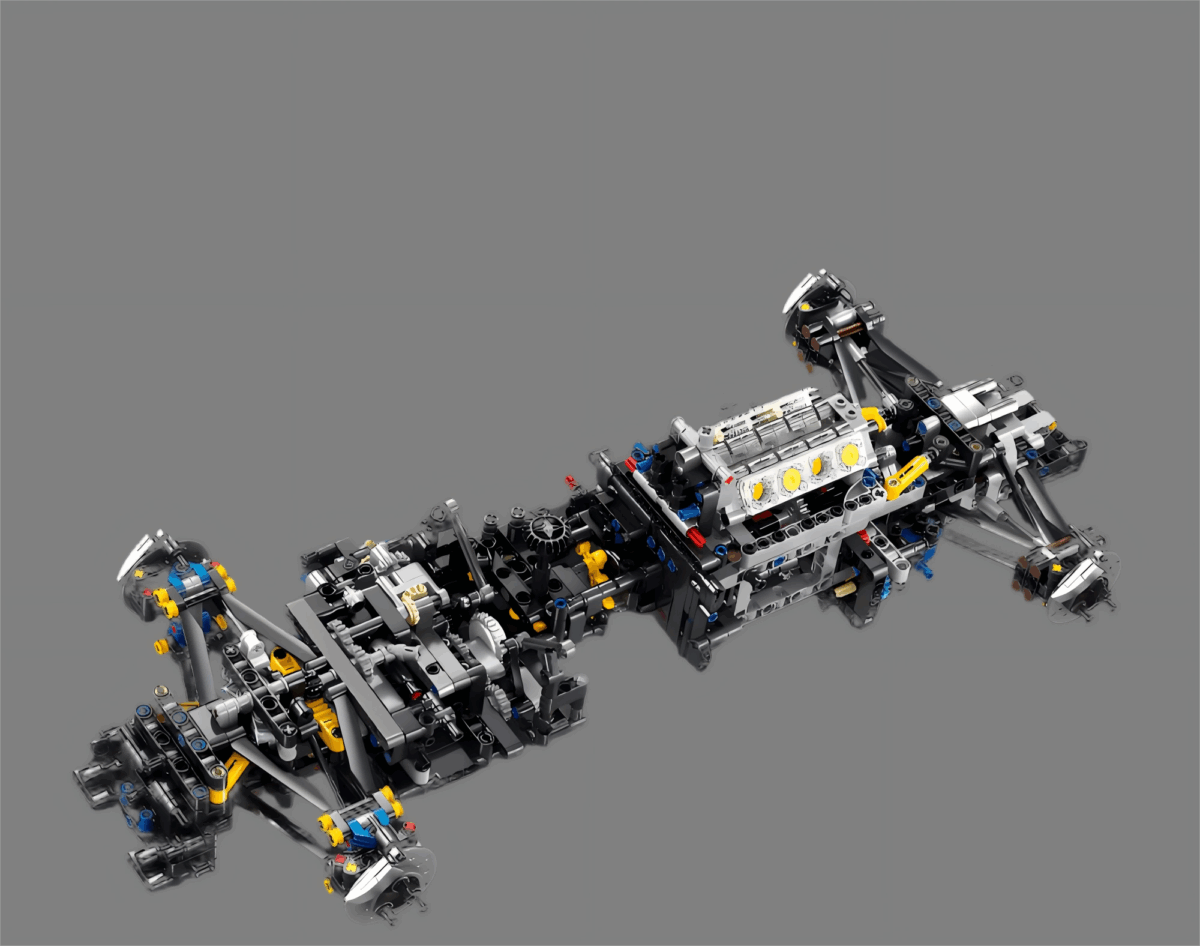 18082 1:8  The Lee Mans M Hybrid V8   3507PCS - Image 4