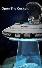 T3012 The Space Explanation:Space UFO Spacecraft  700PCS - Image 2