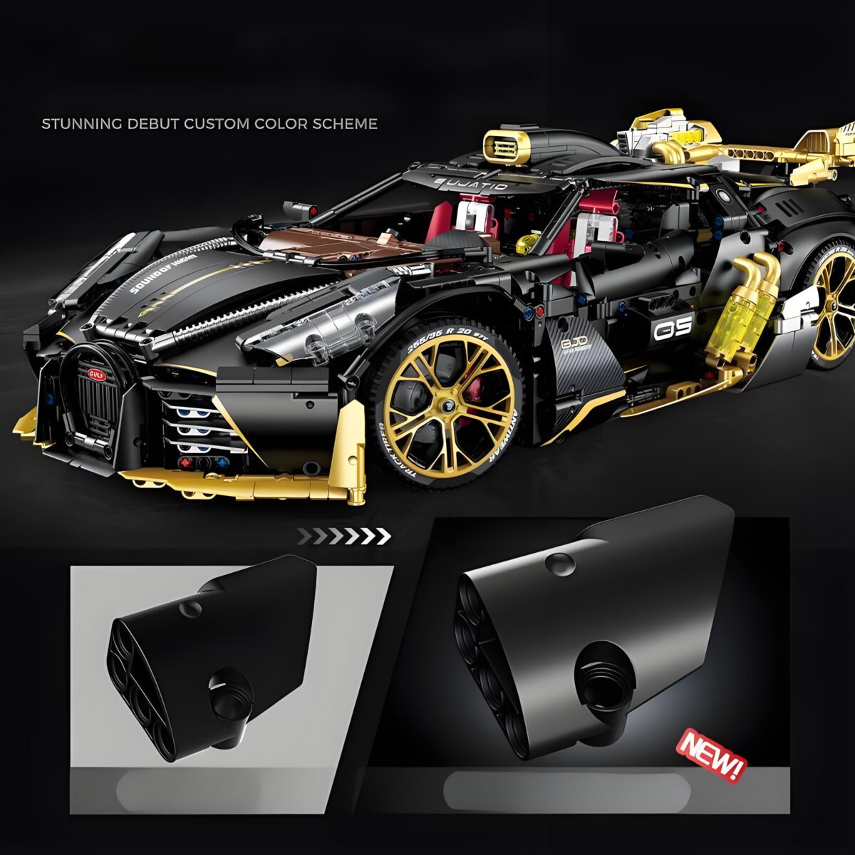 10631 1:8 The Bugatti La Voiture Noire  4368PCS - Image 5