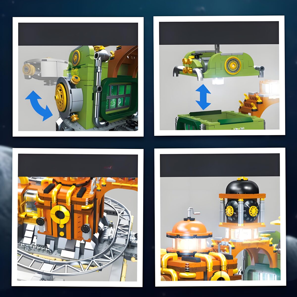 JJ9114 The Steampunk:Moon Base  2842PCS - Image 4