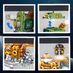 JJ9114 The Steampunk:Moon Base  2842PCS - Image 4