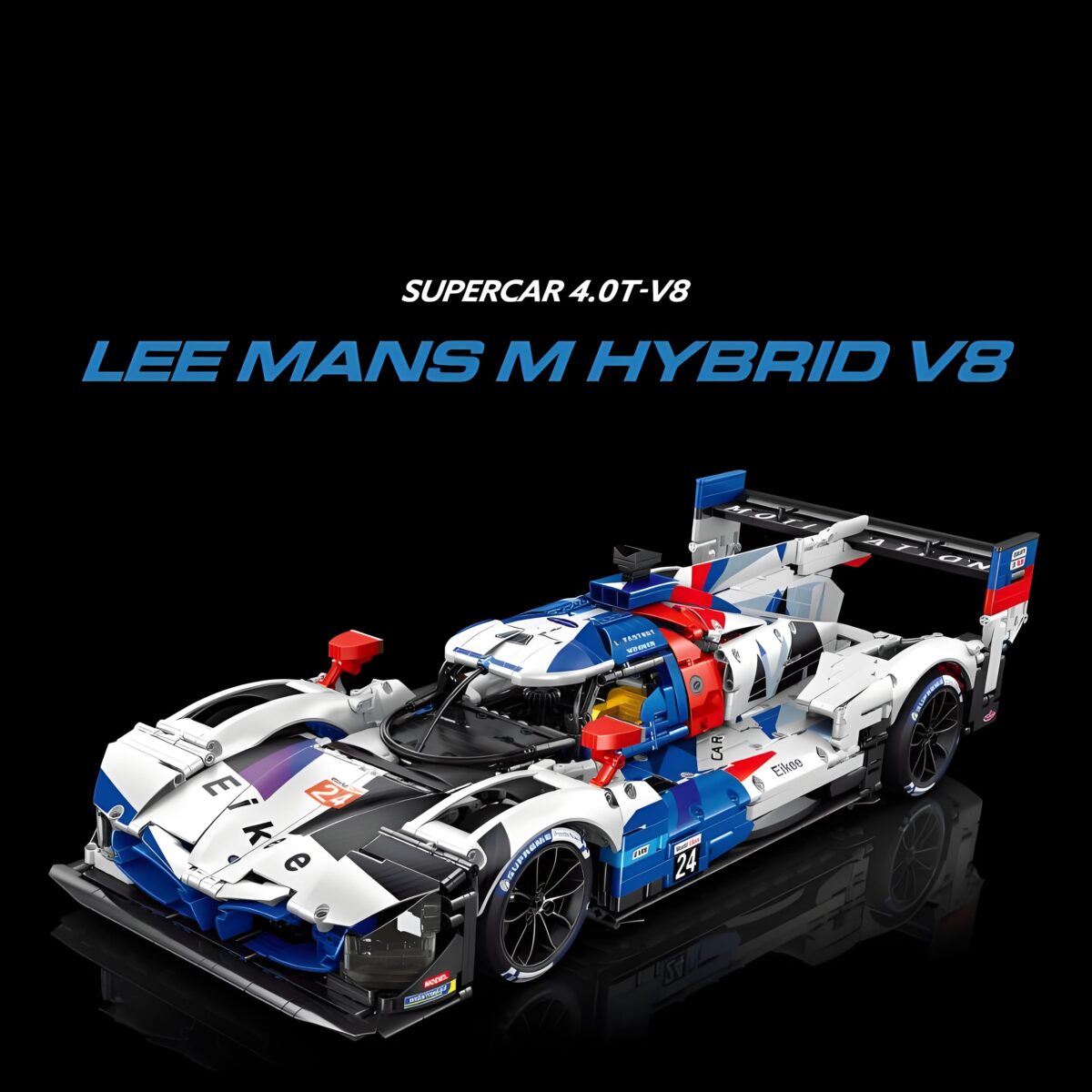 18082 1:8  The Lee Mans M Hybrid V8   3507PCS - Image 2