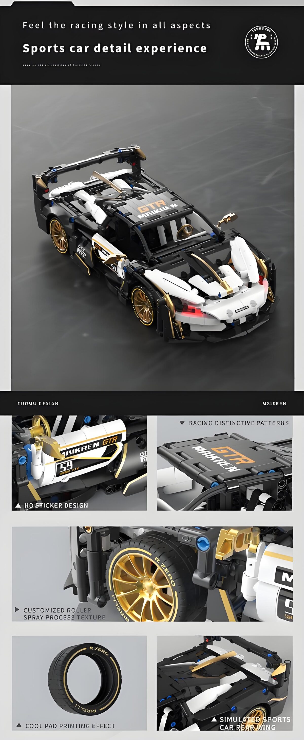 T1004 1:14 The MC Supercar  1242PCS - Image 4