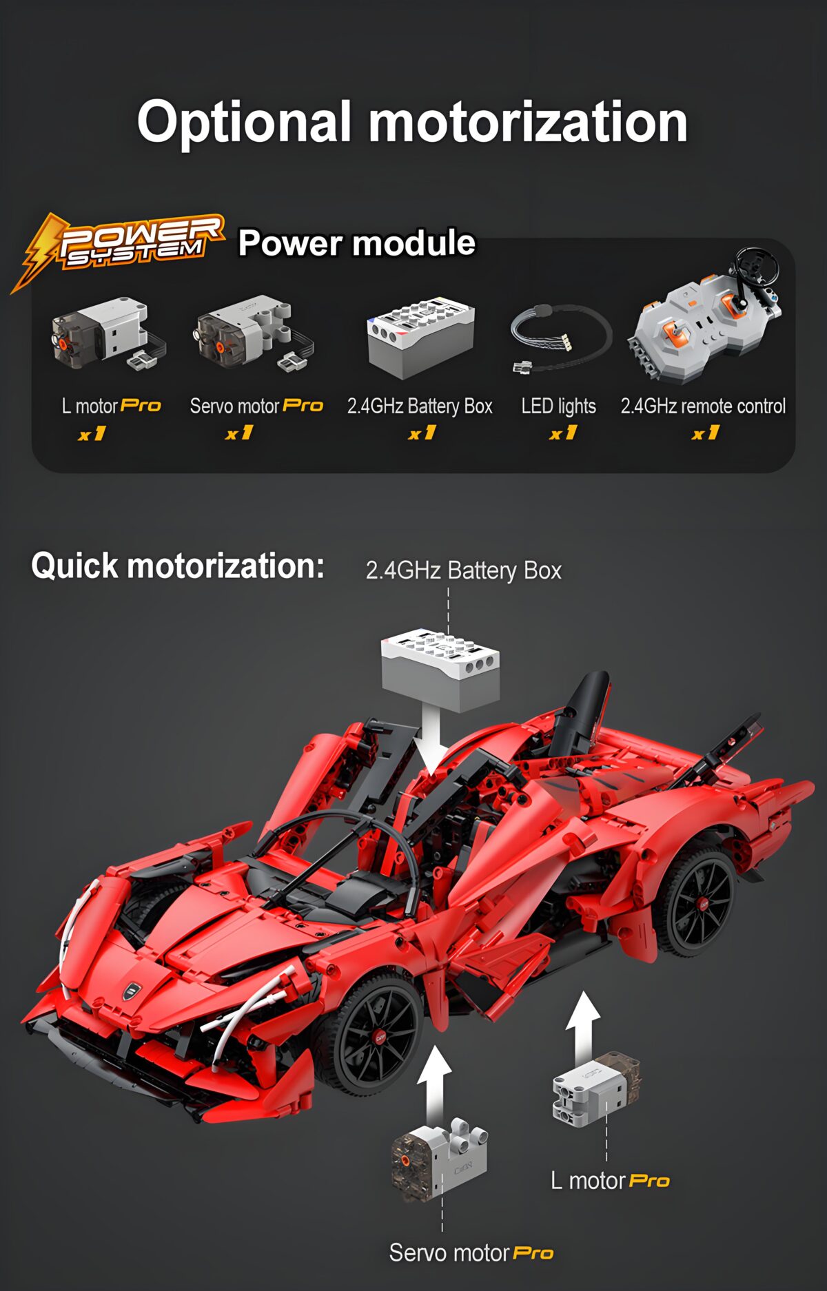 C63005 The APE SuperCar  1823PCS - Image 6