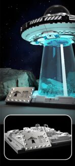 T3012 The Space Explanation:Space UFO Spacecraft  700PCS - Image 6