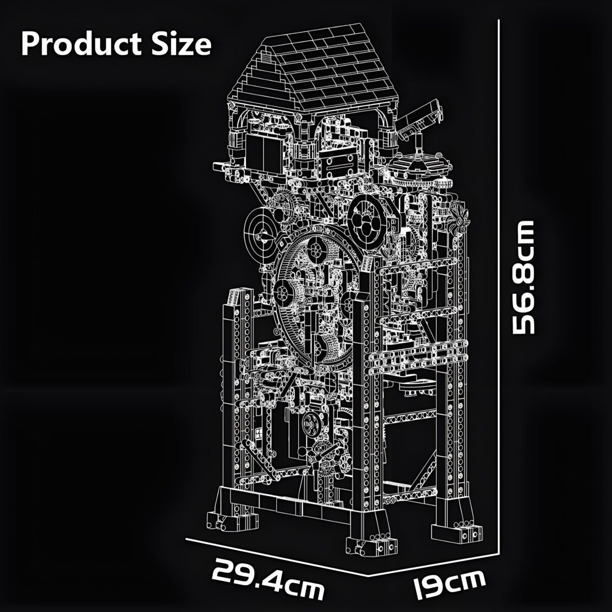 MK10159 The Cyberpunk Clock  3181PCS - Image 5
