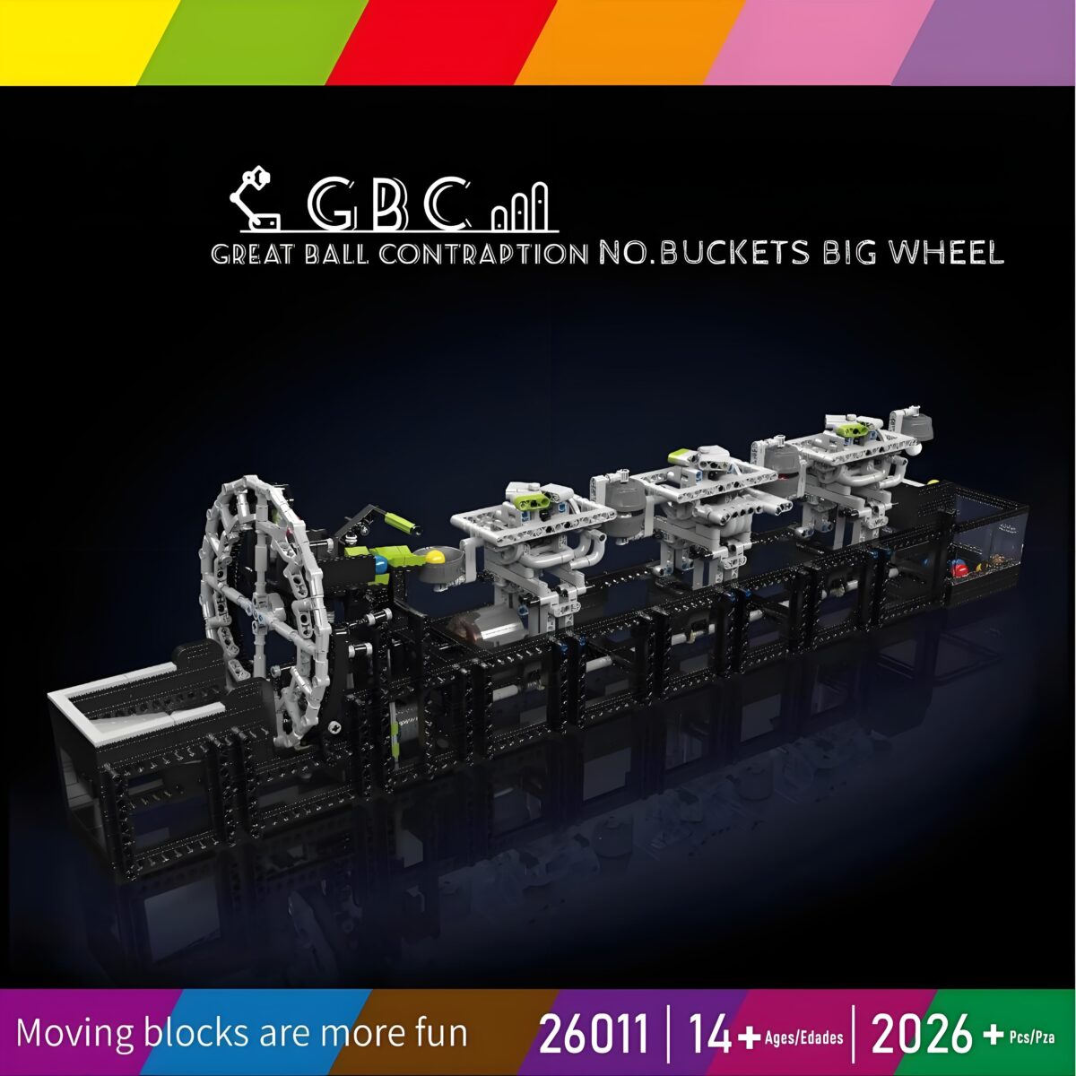 MK26011 The GBC Buckets Big Wheel  2026PCS - Image 2