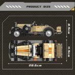MK10115 The Rolls-Royce Phantom Classic car  897PCS - Image 5