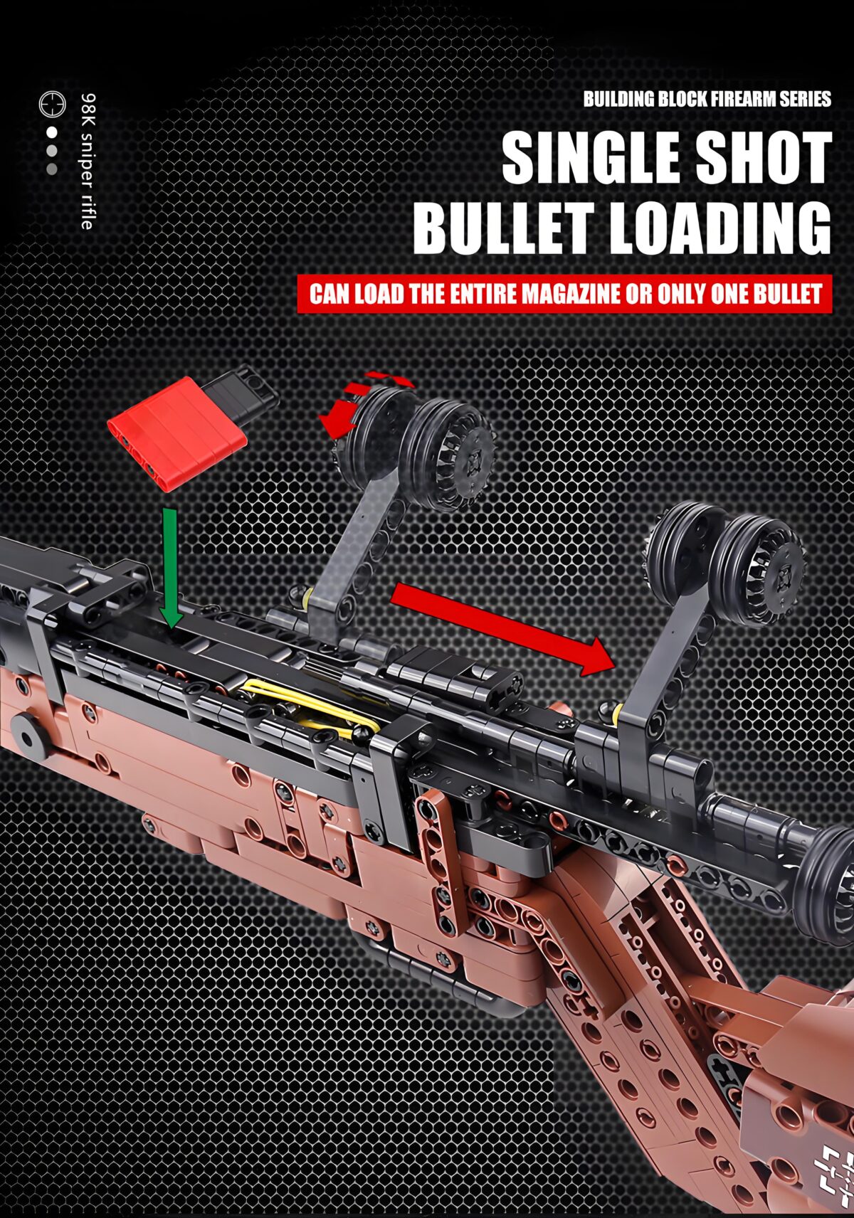 MK14002S The Sniper Rifle Toygun  1025PCS - Image 5