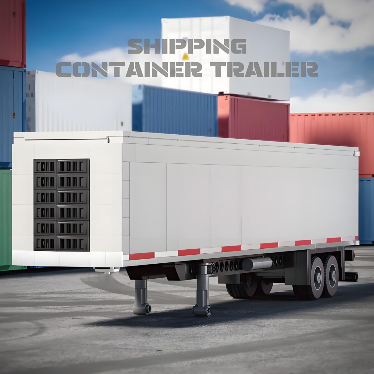 66025 The Shipping Container Trailer  304PCS - Image 4