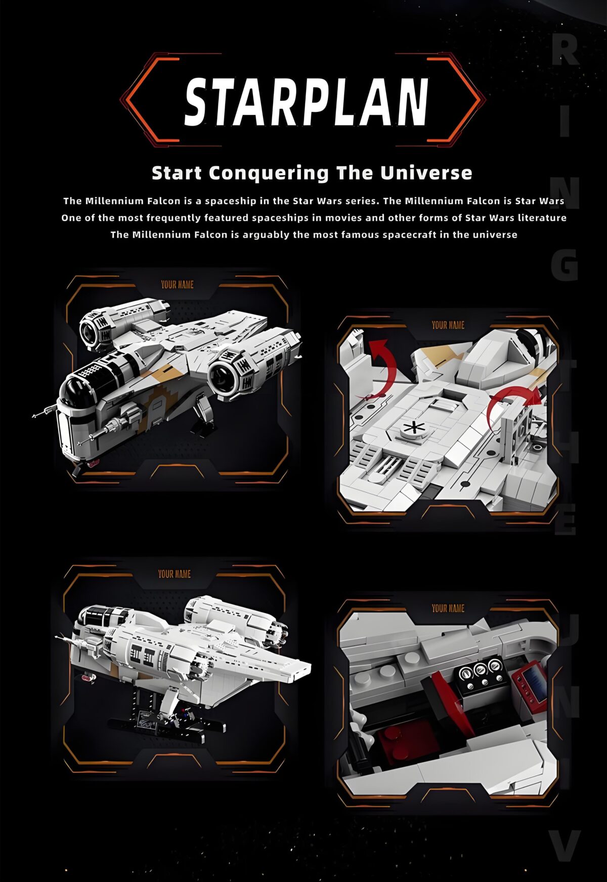 T2043 The Star Plan The Razor Crest  2248PCS - Image 4