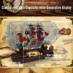 MK10085 The ship in bottle  885PCS - Image 5