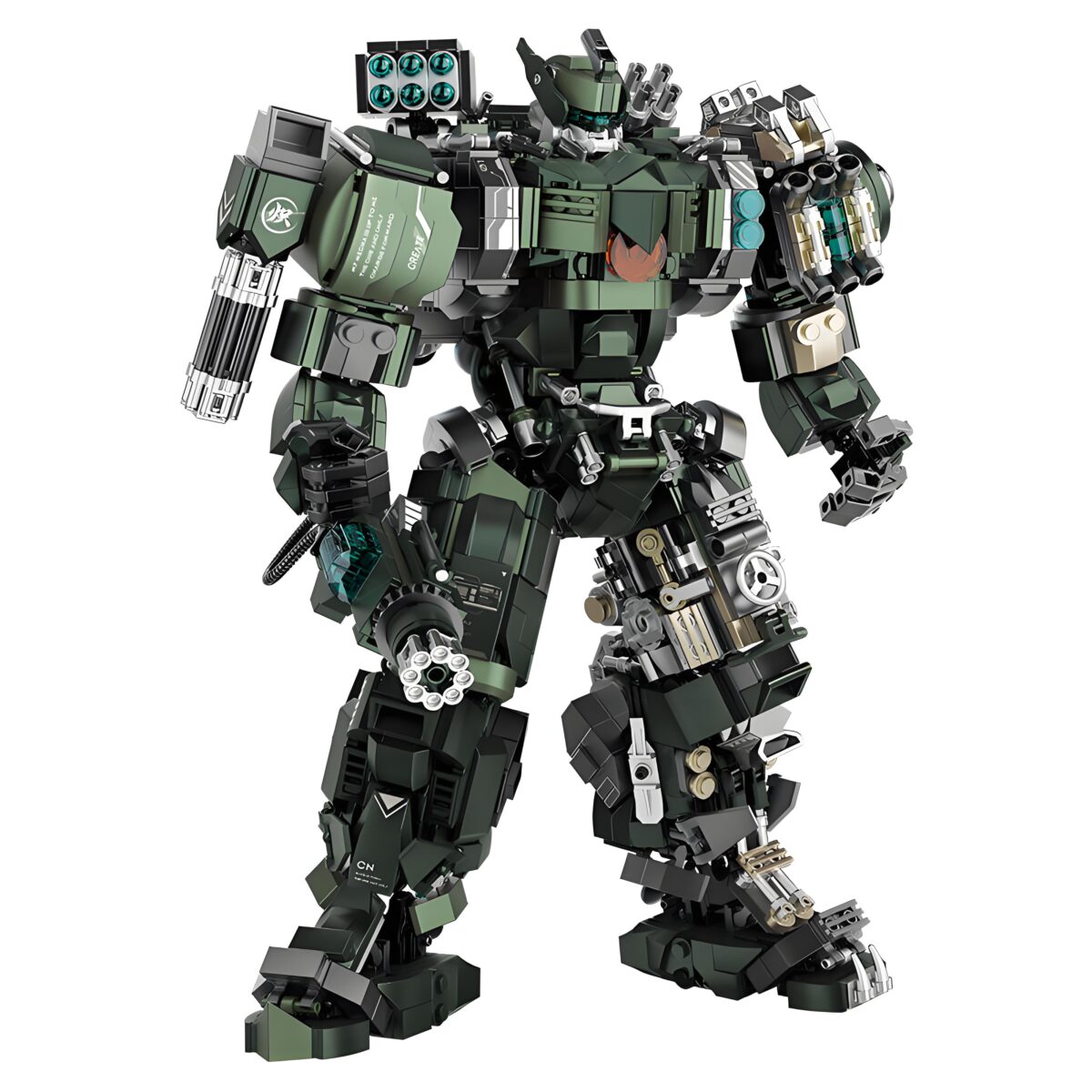212223 The Semi-mechanical Mecha  1403PCS - Image 1
