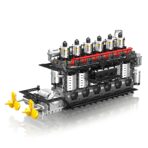 MK10209 The Inline 6-cylinder aircraft carrier engine  3222PCS