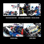 18082 1:8  The Lee Mans M Hybrid V8   3507PCS - Image 5